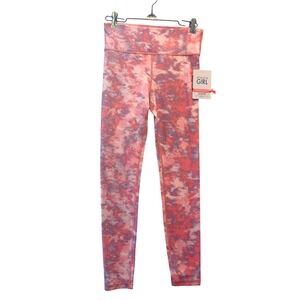 ATHLETA Girl XL High Rise Printed Chit‎ Chat Tights Leggings NEW NWT
